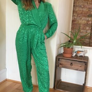 Green vintage jumpsuit